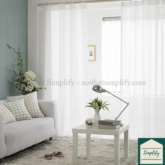 Thanh lý vải voan may rèm cửa
