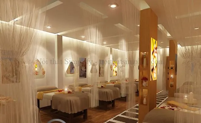 Rèm ngăn phòng Spa