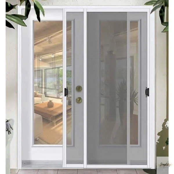 Cửa lưới dạng lùa lắp trên cửa ra vào