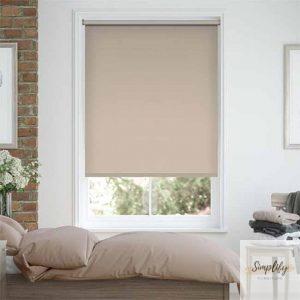 rèm màu cà phê sữa dạng cuốn