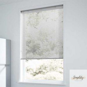 Màn sáo nhôm màu trắng giá rẻ